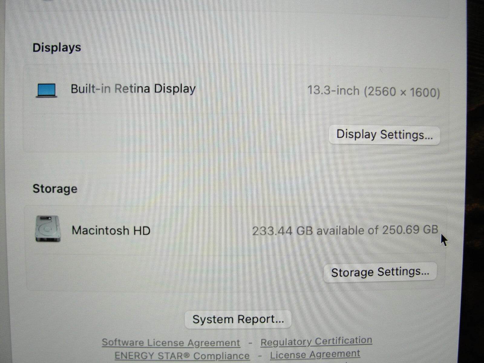 Apple MacBook Air A1932 (2019) 13.3” i5-8210Y 1.6GHz 8GB 256GB SSD / Sonoma/ - Tested Computer Laptop Parts