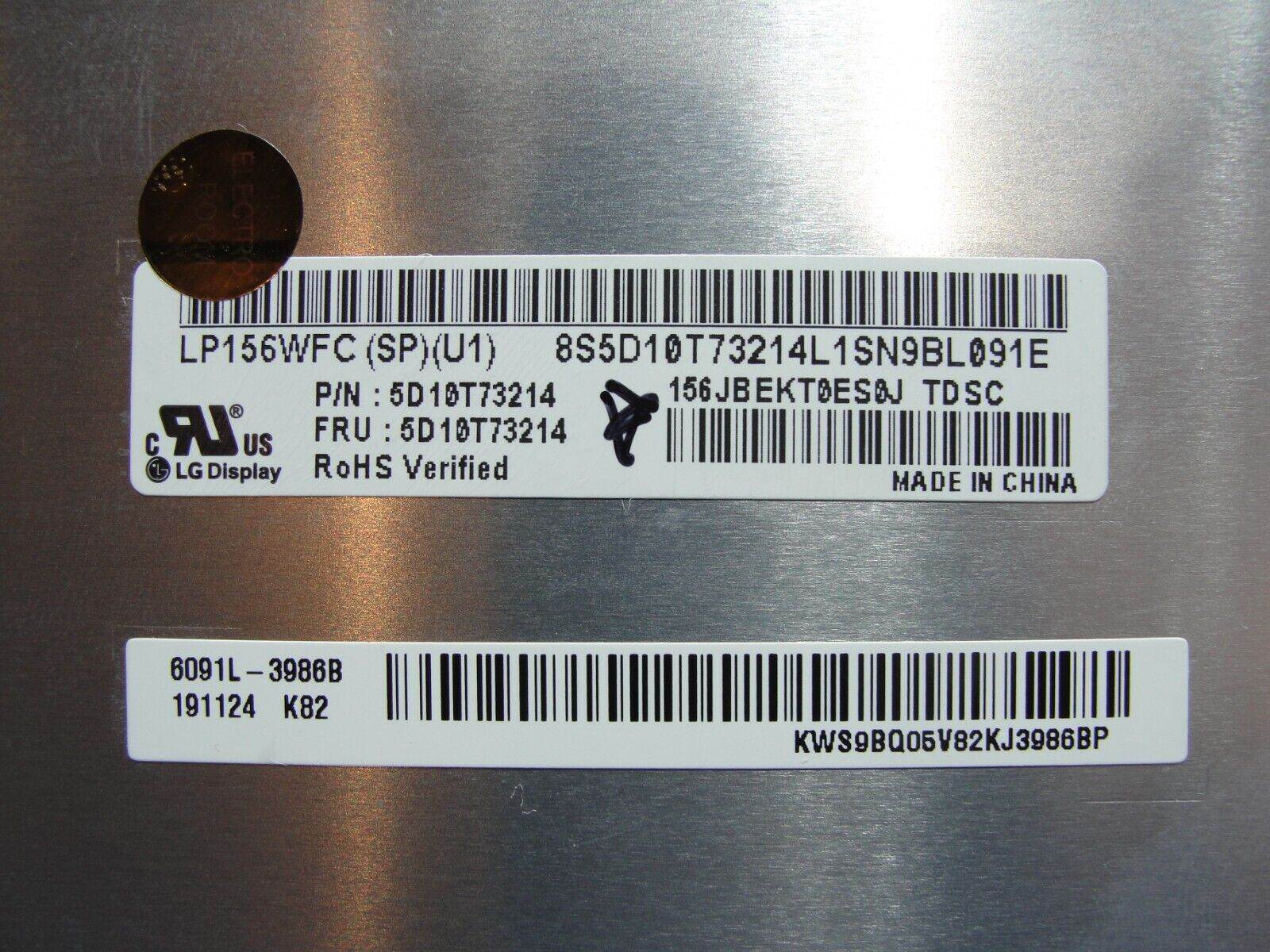 Lenovo Yoga 15.6” C740-15IML 81TD LG Display LCD Touch Screen LP156WFC (SP) (U1) - Tested Computer Laptop Parts