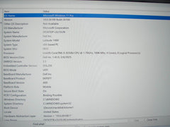 Dell Latitude 7490 14”FHD Intel Core i5-8350U 1.7GHz 8GB 256GB SSD + Charger - Tested Computer Laptop Parts