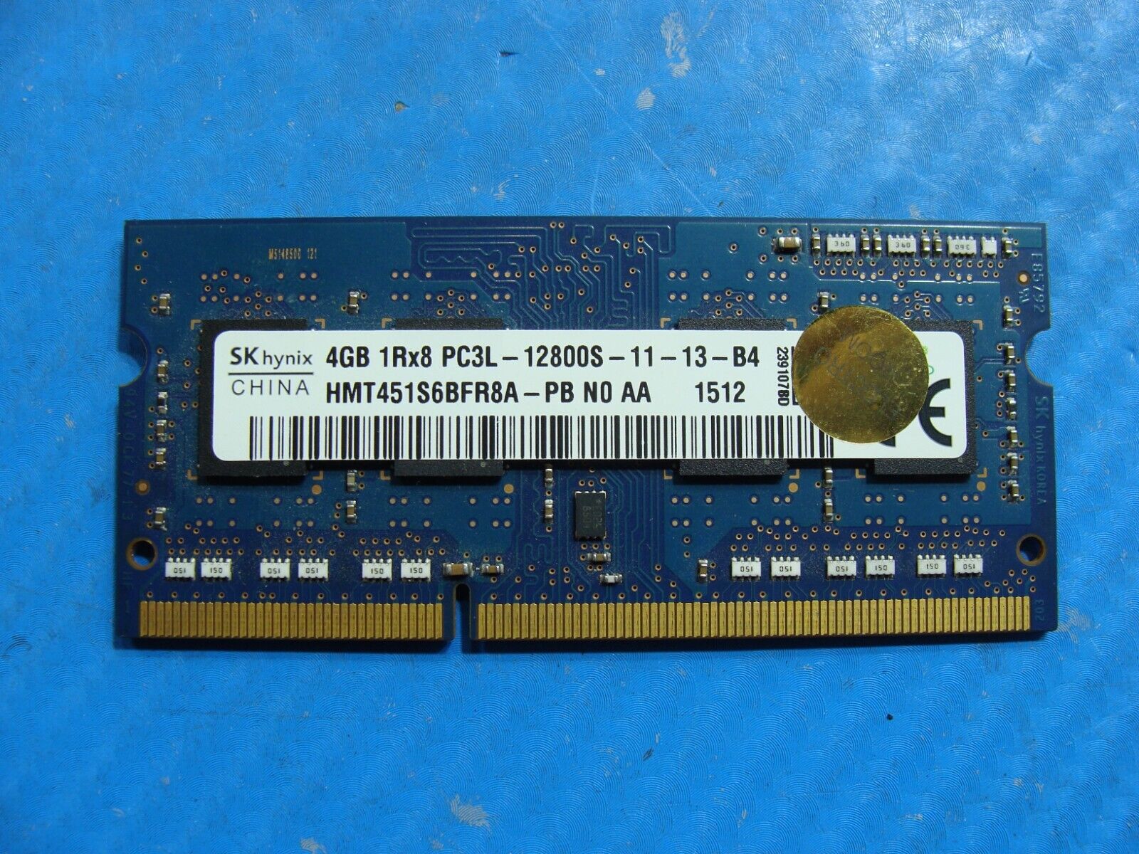 Lenovo Y50-70 SK Hynix 4GB 1Rx8 PC3L-12800S Memory RAM SO-DIMM HMT451S6BFR8A-PB