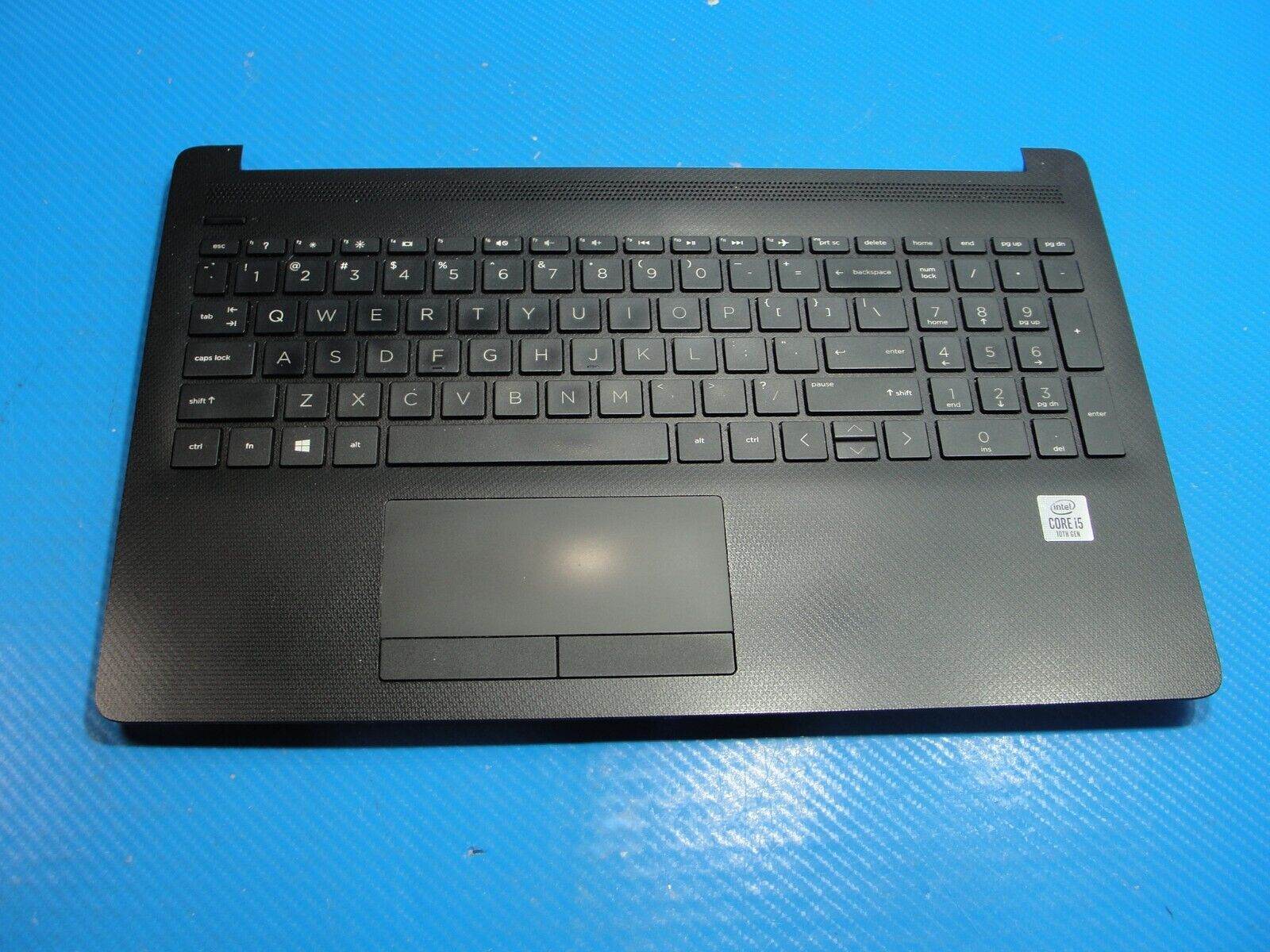 HP 15.6” 15t-da200 Genuine Laptop Palmrest w/TouchPad Keyboard Black - Tested Computer Laptop Parts