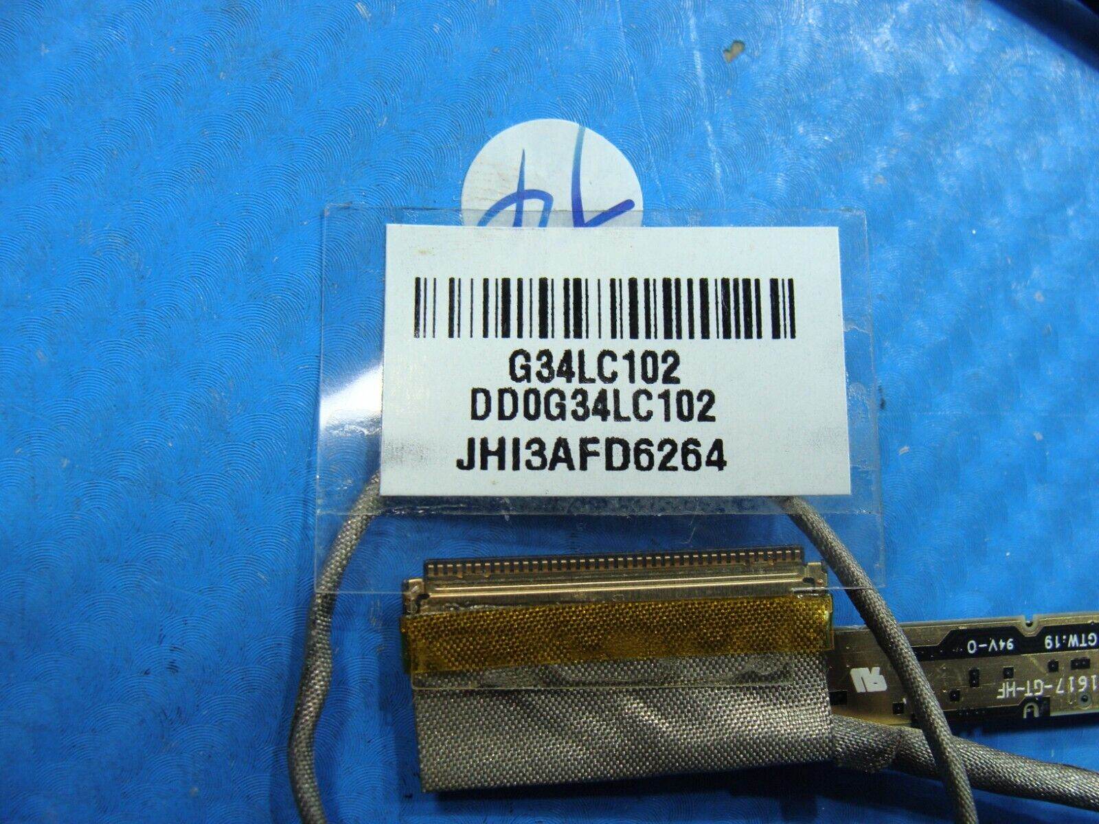 HP Pavilion 15.6” 15-au123cl OEM LCD Video Cable w/WebCam DD0G34LC102 833474-1K0 - Tested Computer Laptop Parts