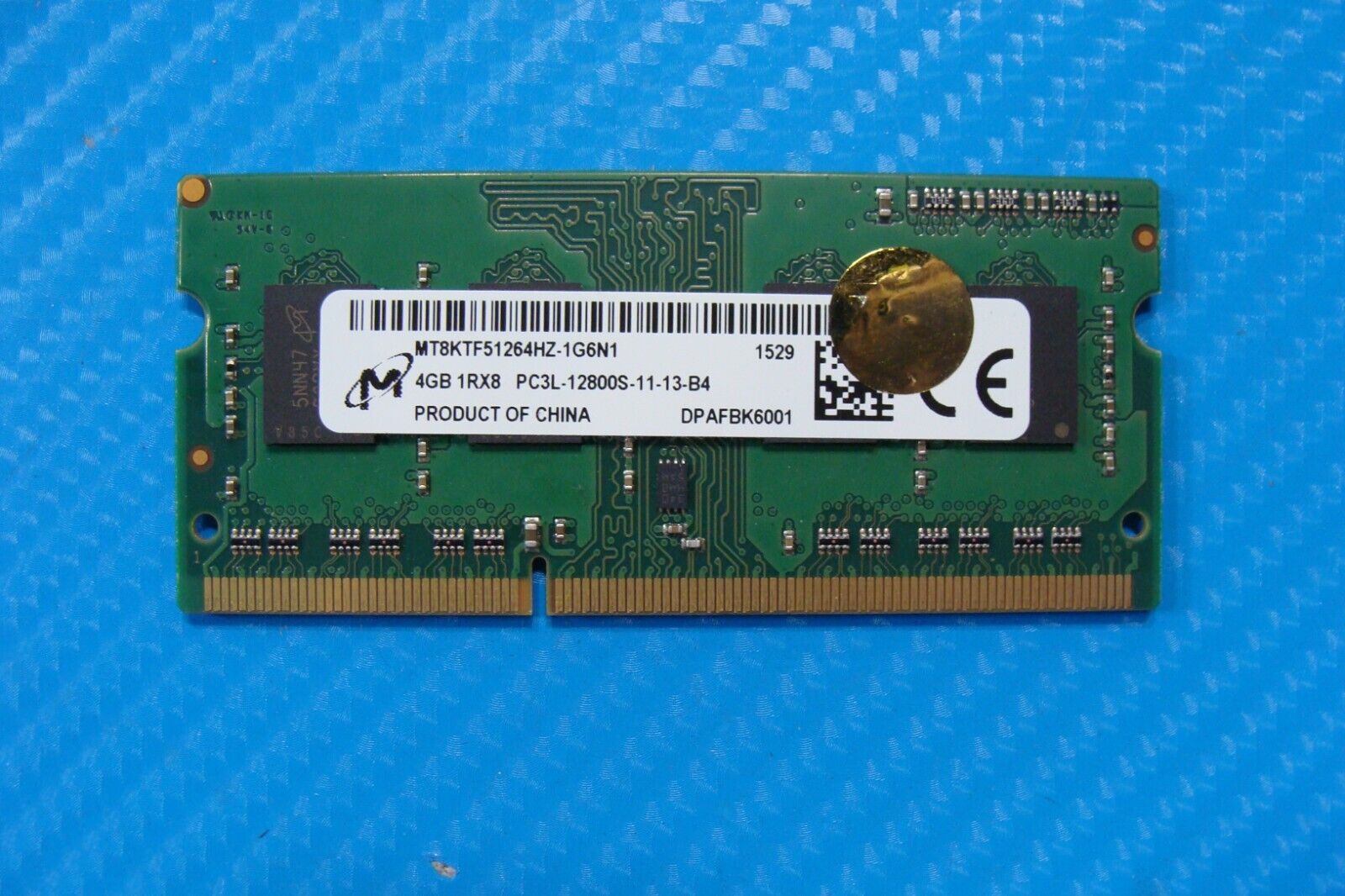 Dell 17 5759 Micron 4GB PC3L-12800S Memory RAM MT8KTF51264HZ-1G6N1