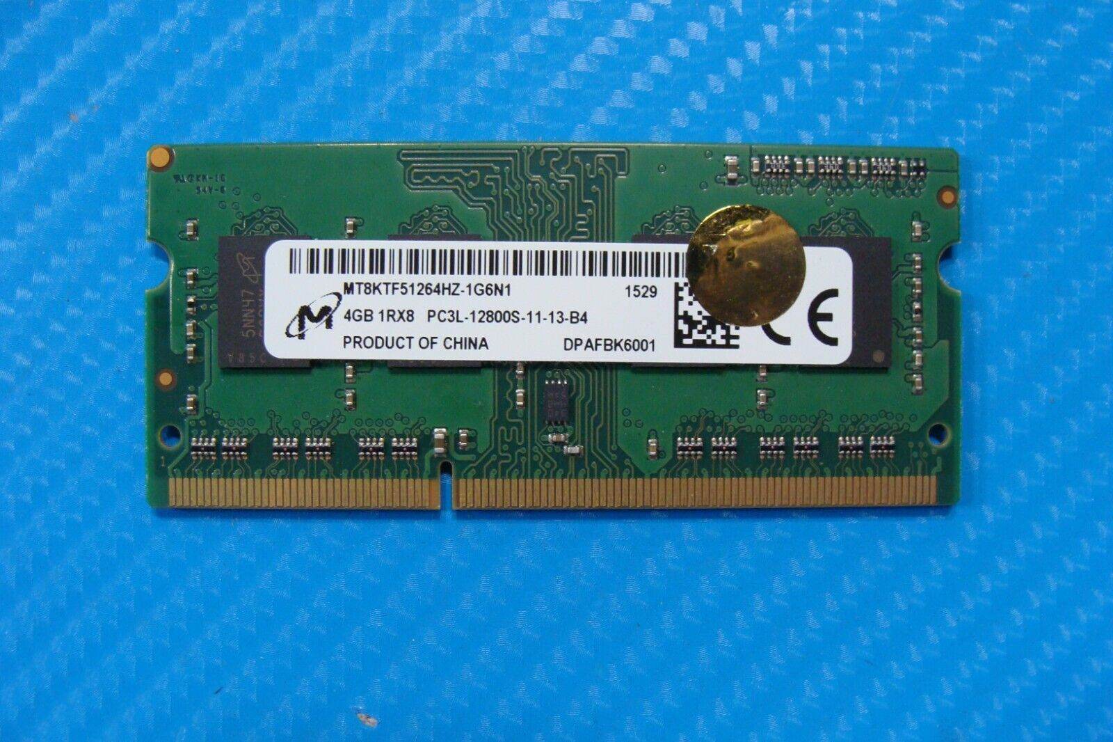 Dell 17 5759 Micron 4GB PC3L-12800S Memory RAM MT8KTF51264HZ-1G6N1 - Tested Computer Laptop Parts