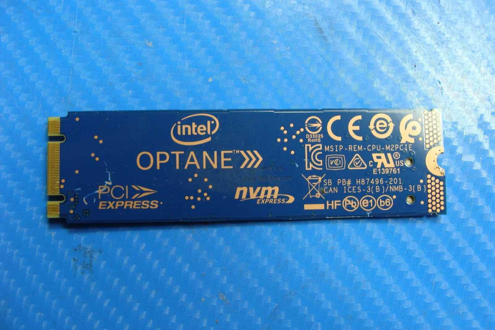 HP 15-da0033wm Intel Optane 16GB NVMe M.2 SSD Solid State Drive MEMPEK1J016GAH - Tested Computer Laptop Parts