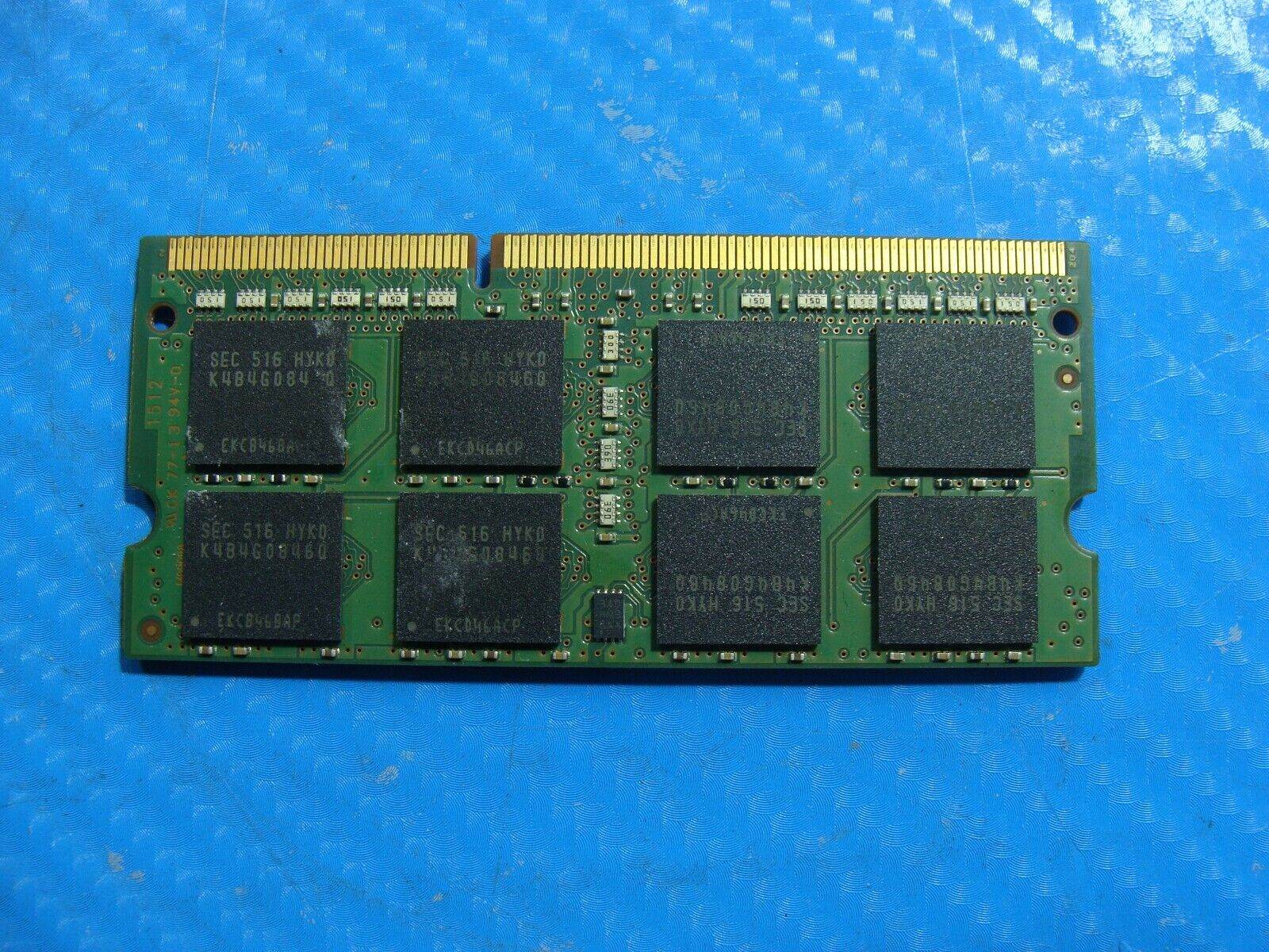 Dell 13 R2 Samsung 8GB 2Rx8 PC3L-12800S Memory RAM SO-DIMM M471B1G73QH0-YK0 - Tested Computer Laptop Parts