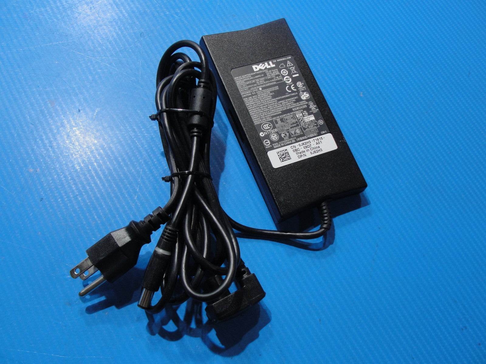 Genuine Dell 90W AC Adapter Charger – 19.5V 4.62A – 7.4mm x 5.0mm Black Tip - Tested Computer Laptop Parts