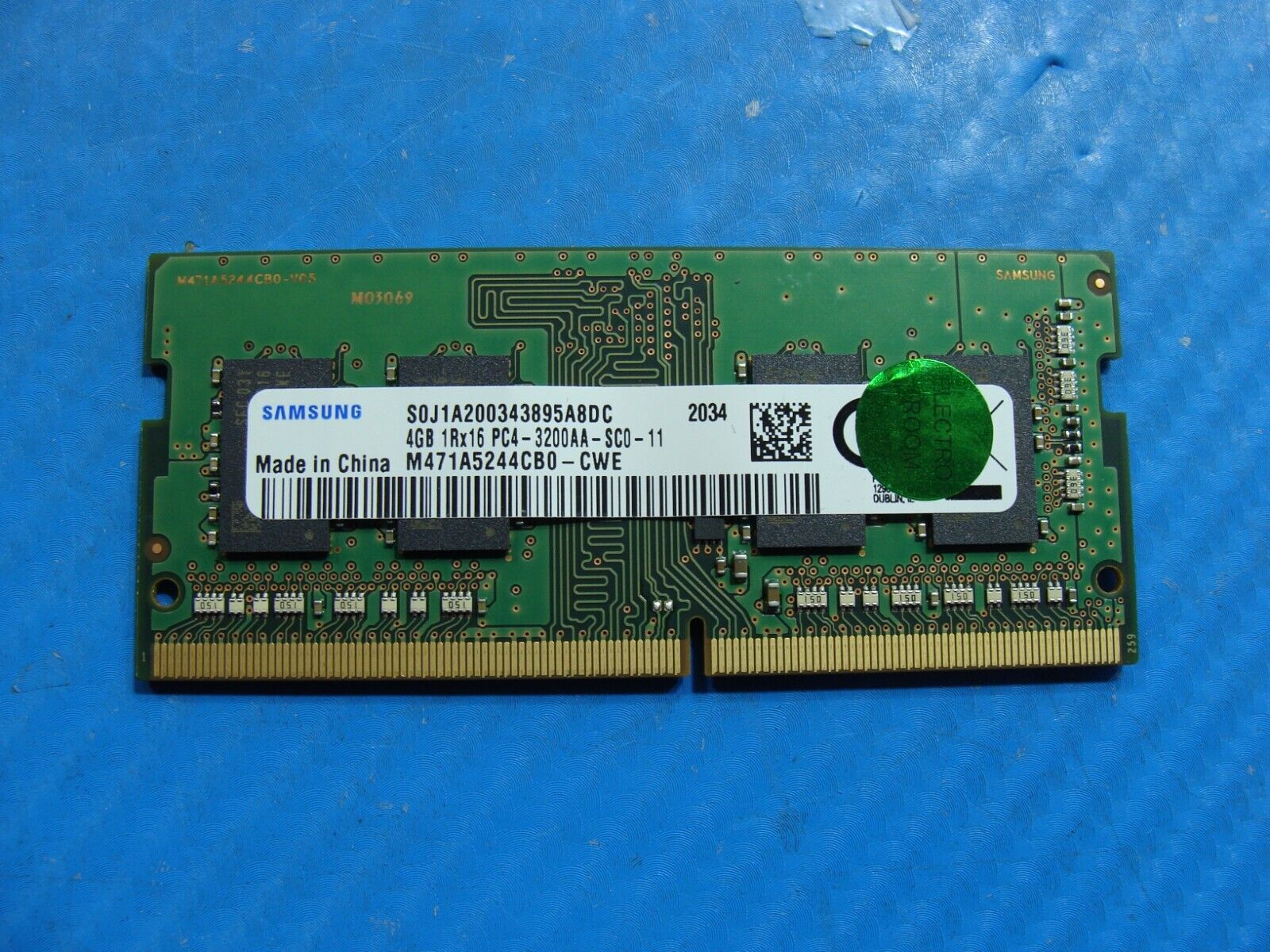 HP 15m-ee0013dx Samsung 4GB PC4-3200AA Memory RAM SO-DIMM M471A5244CB0-CWE