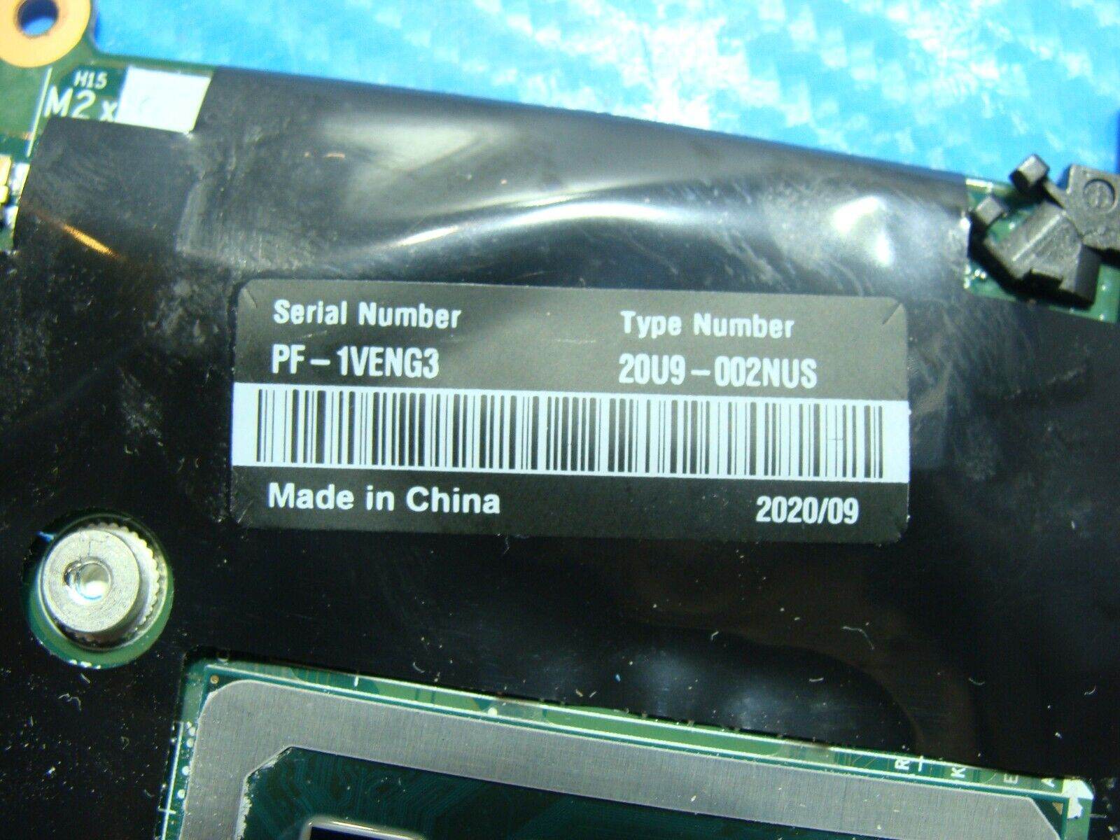 Lenovo ThinkPad X1 Carbon 8th Gen i7-10610U 1.8GHz 16GB Motherboard 4511BE01314 - Tested Computer Laptop Parts