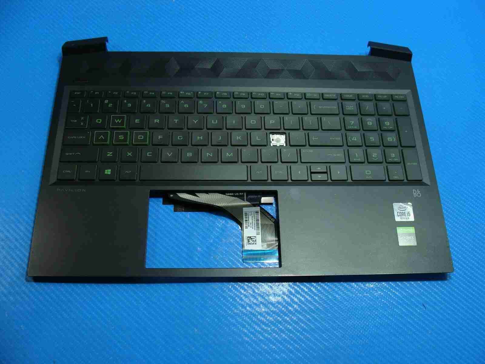 HP Victus 16.1” 16-d0013dx Genuine Palmrest w/Backlit Keyboard 46G3MTATPSA - Tested Computer Laptop Parts