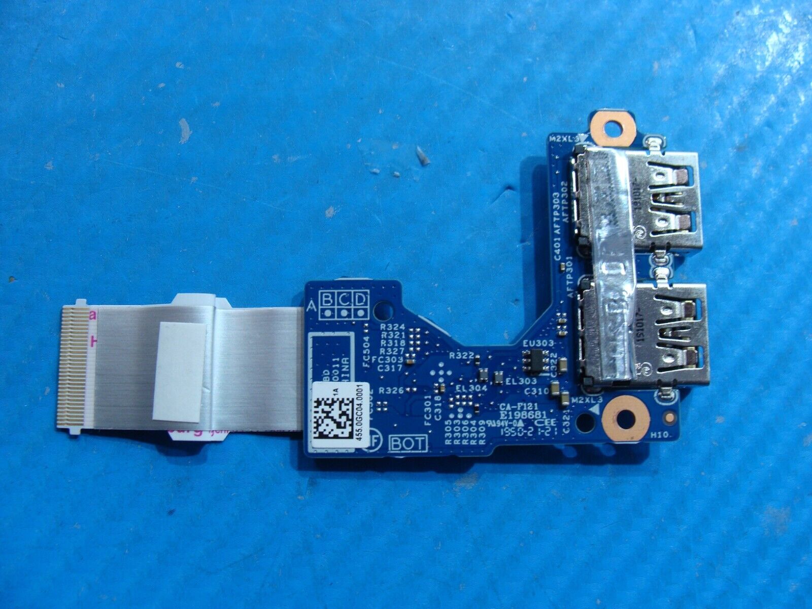 HP Pavilion x360 15.6” 15-dq0081nr OEM Dual USB Board w/Cable 455.0GC04.0001