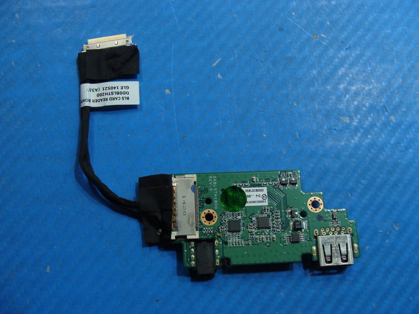 Toshiba Satellite Radius P55W-B5224 USB Card Reader Board w/Cable DABLSTH18D0