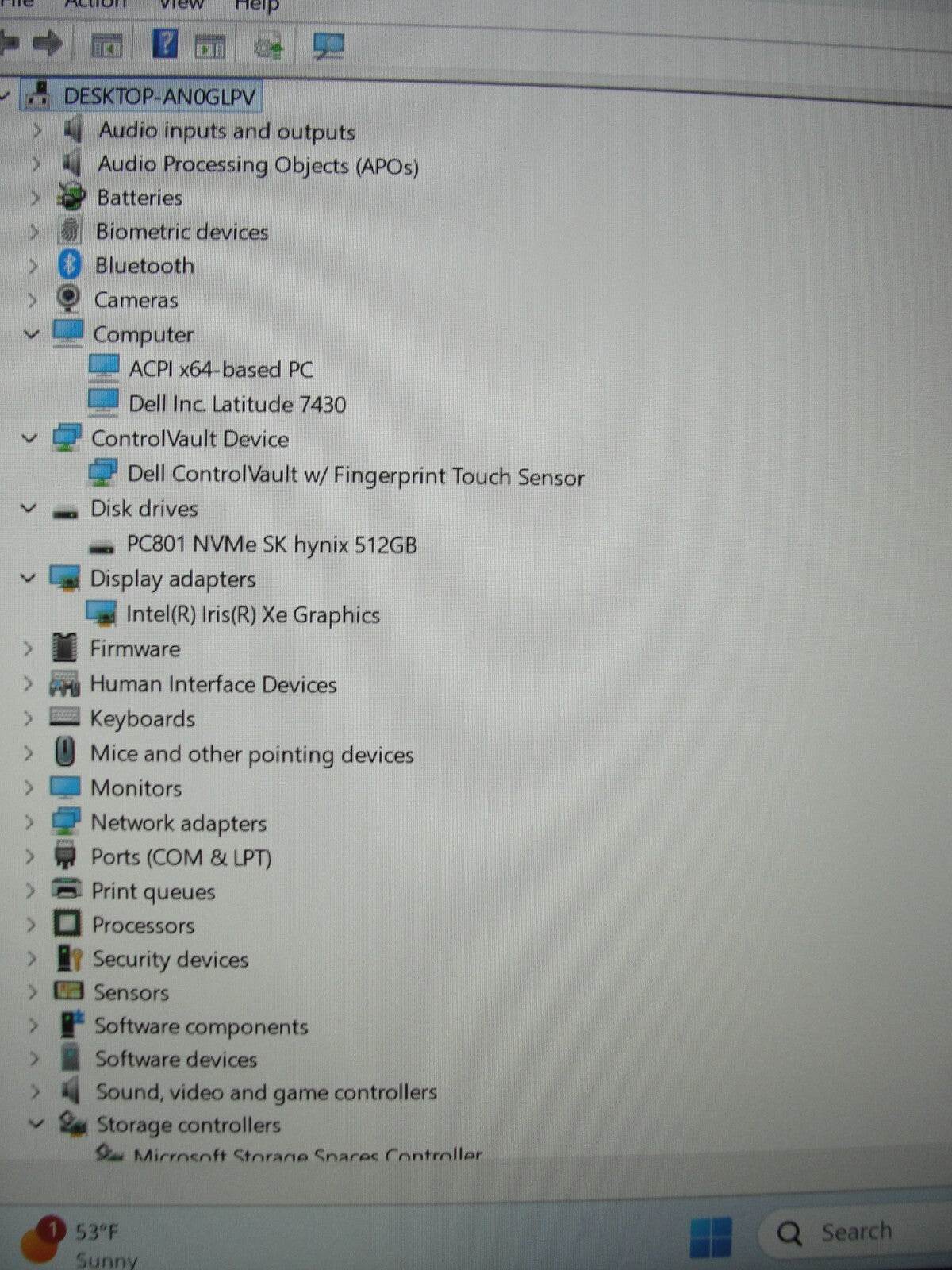 Warranty Dell Latitude 7430 14”FHD Intel Core i5-1245U 1.6GHz 16GB 512GB SSD - Tested Computer Laptop Parts