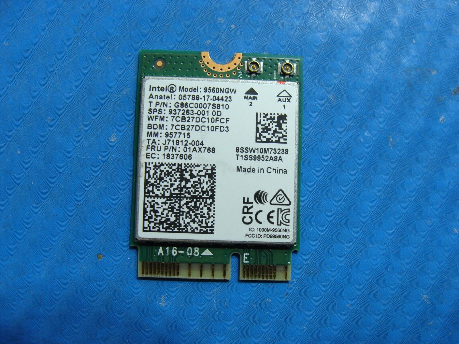 HP Envy 17.3” 17t-ce100 Genuine Laptop Wireless WiFi Card 9560NGW 01AX768