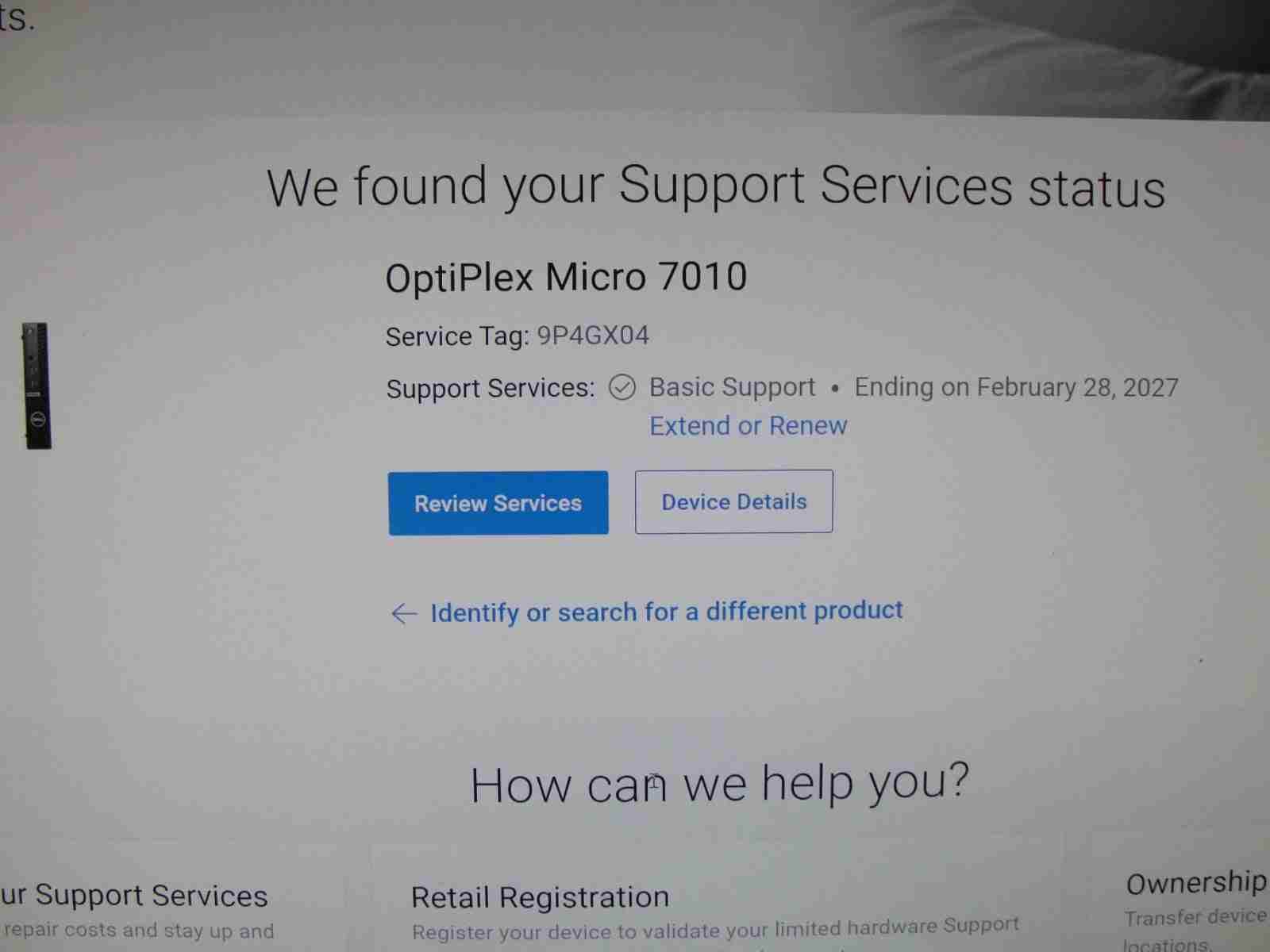WRTY 2027 Dell Optiplex 7010 Micro MFF i7-13700T 16GB 256GB WIFI BT Win 11 Pro - Tested Computer Laptop Parts