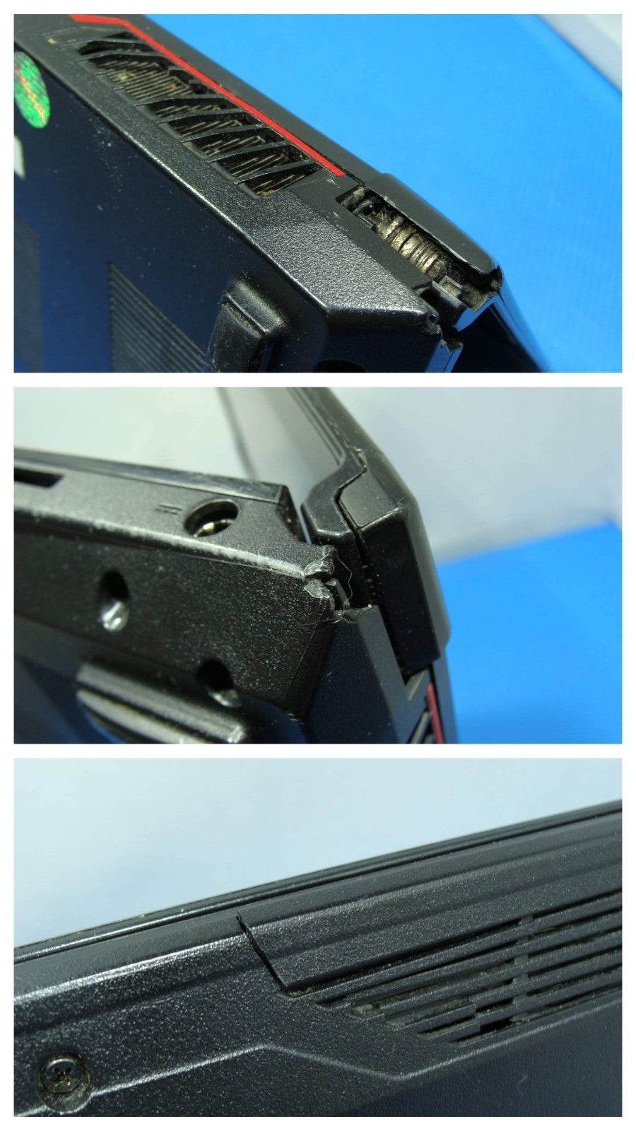 MSI GL62M 7RD 15.6'' FHD core i5-7300HQ 2.5GHz 8GB 256GB GTX 1050 Battery 91% - Tested Computer Laptop Parts