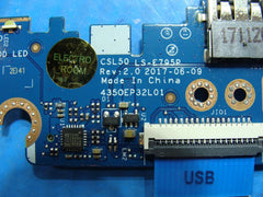 HP 15-bs163tu 15.6" USB SD Card Reader Board w/Cable LS-E795P