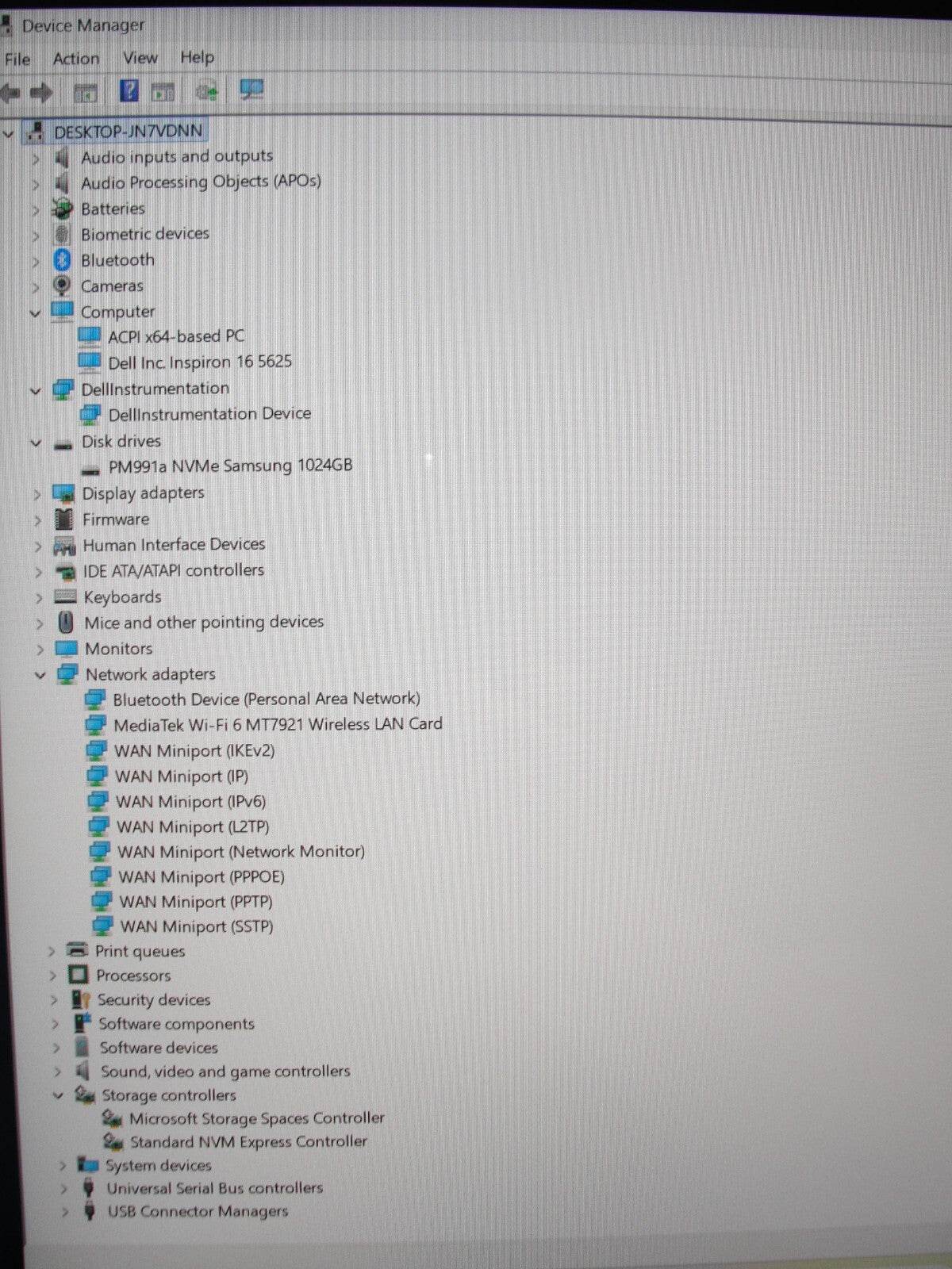 Dell Inspiron 5625 16”FHD AMD Ryzen 7 5825U 2GHz 16GB 1TB SSD +Charger include - Tested Computer Laptop Parts