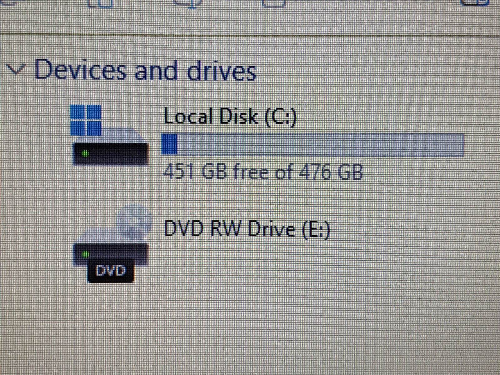 HP 15-DA0002DX 15.6 HD TOUCH i5-8250U 1.6GHz 8GB 512GB SSD W11H 88%Batt +Charger - Tested Computer Laptop Parts