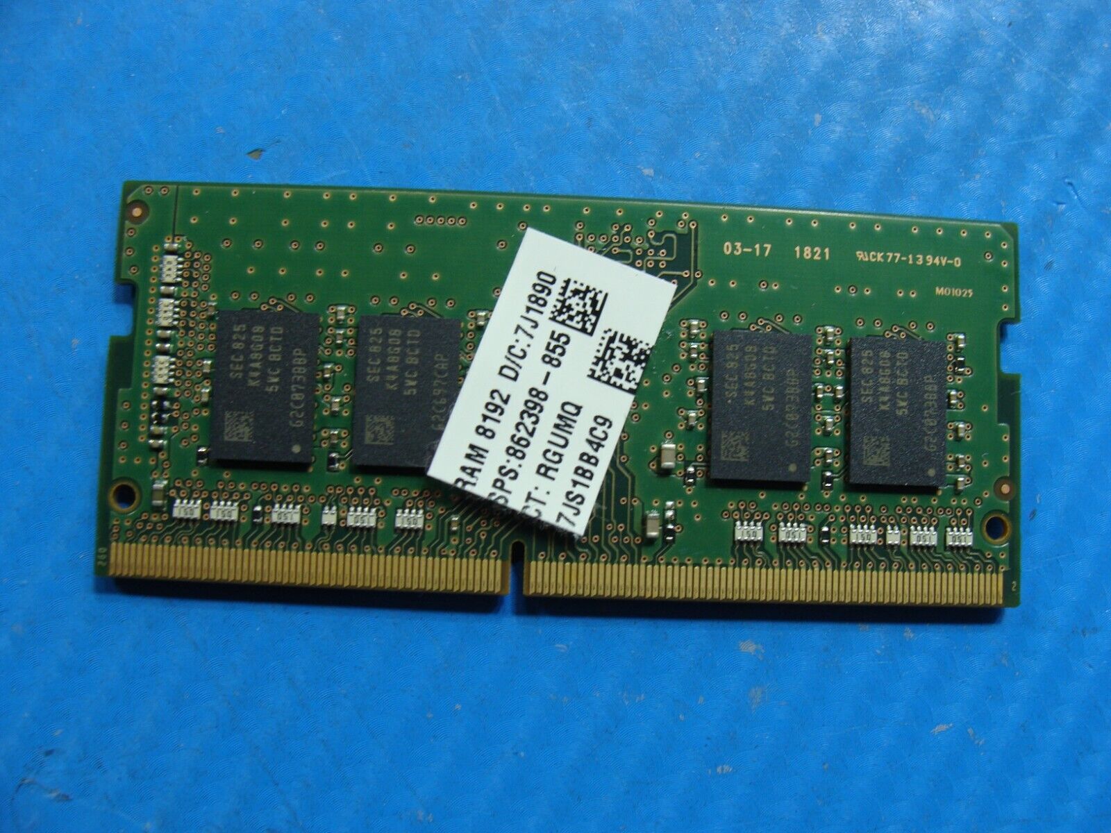 HP 15-da0073ms Samsung 8GB 1Rx8 PC4-2666V Memory RAM SO-DIMM M471A1K43CB1-CTD