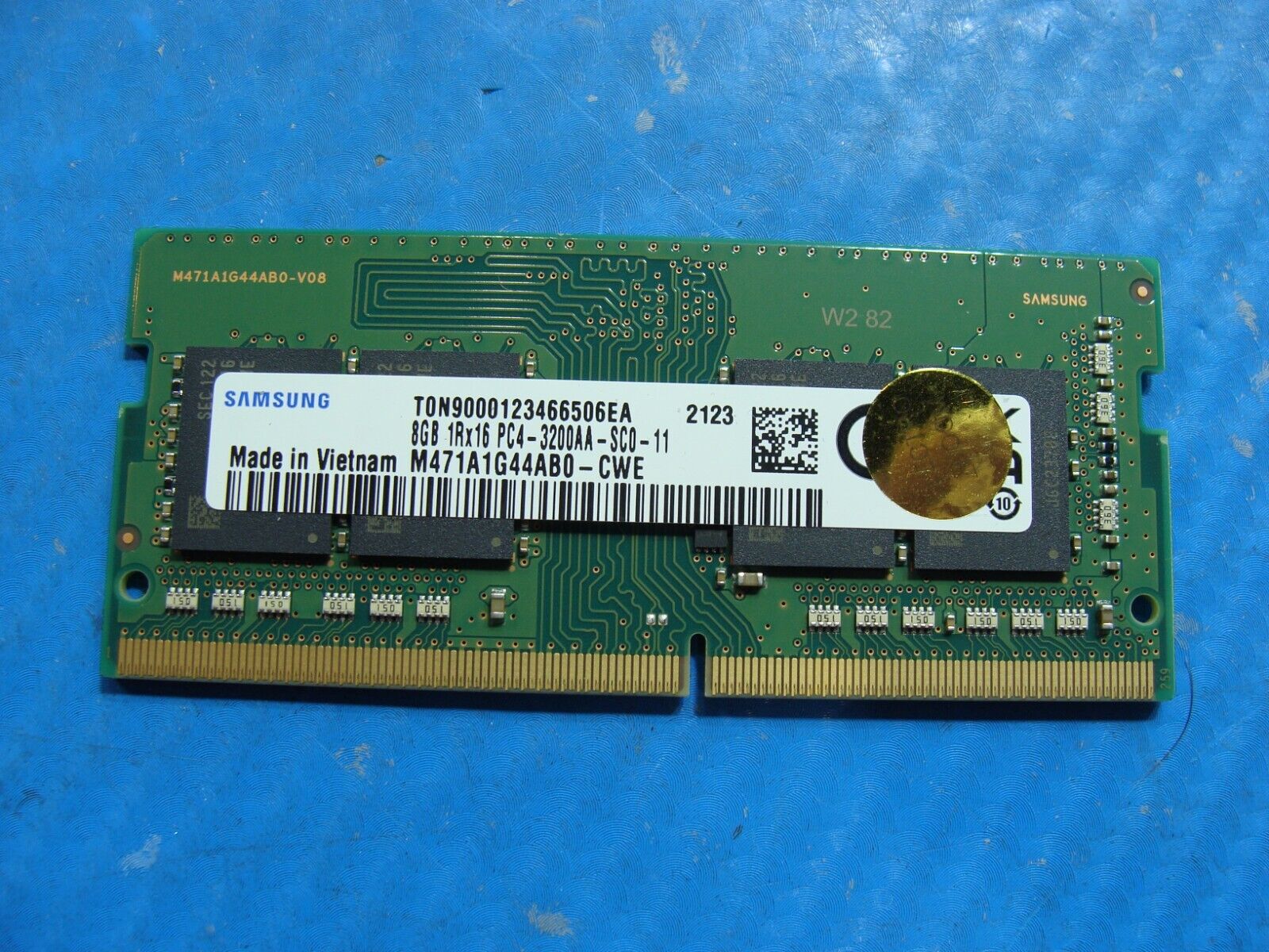 HP 14m-dy0013dx Samsung 8GB 1Rx16 PC4-3200AA Memory RAM SO-DIMM M471A1G44AB0-CWE
