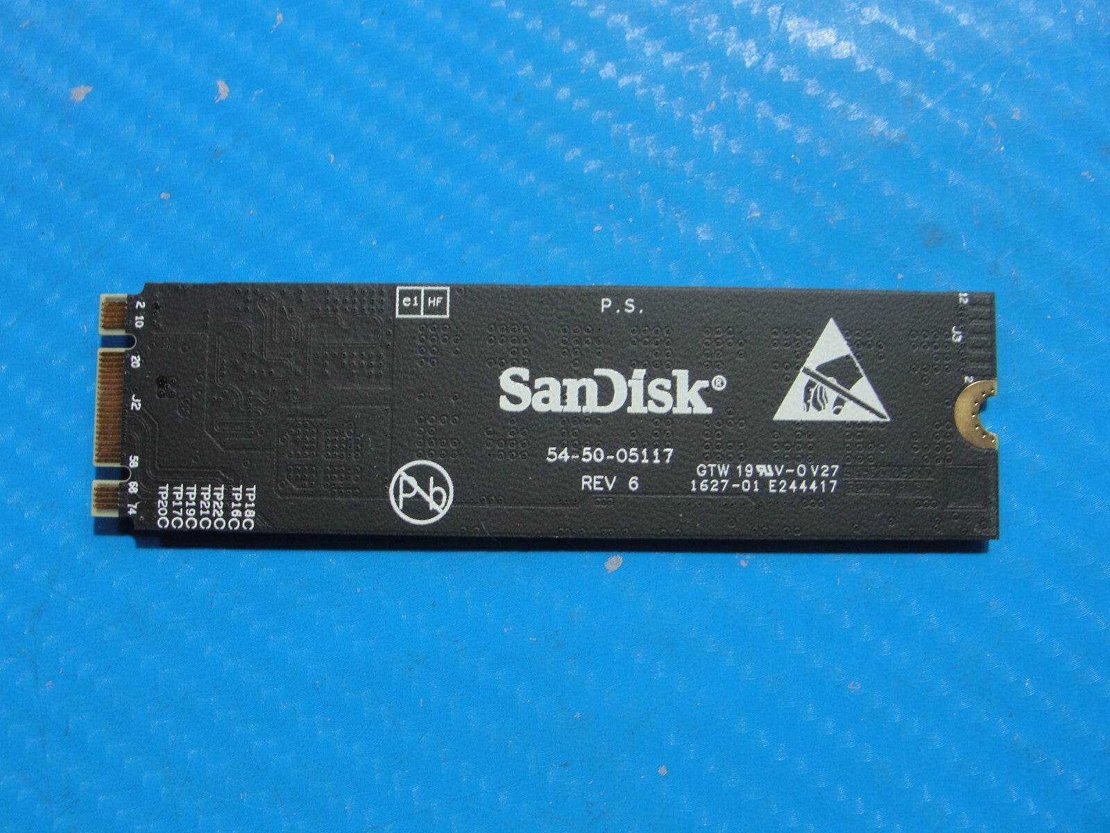 HP 15-w110nr SanDisk SATA M.2 256GB SSD SD7SN6S-256G-1006 803221-001 - Tested Computer Laptop Parts