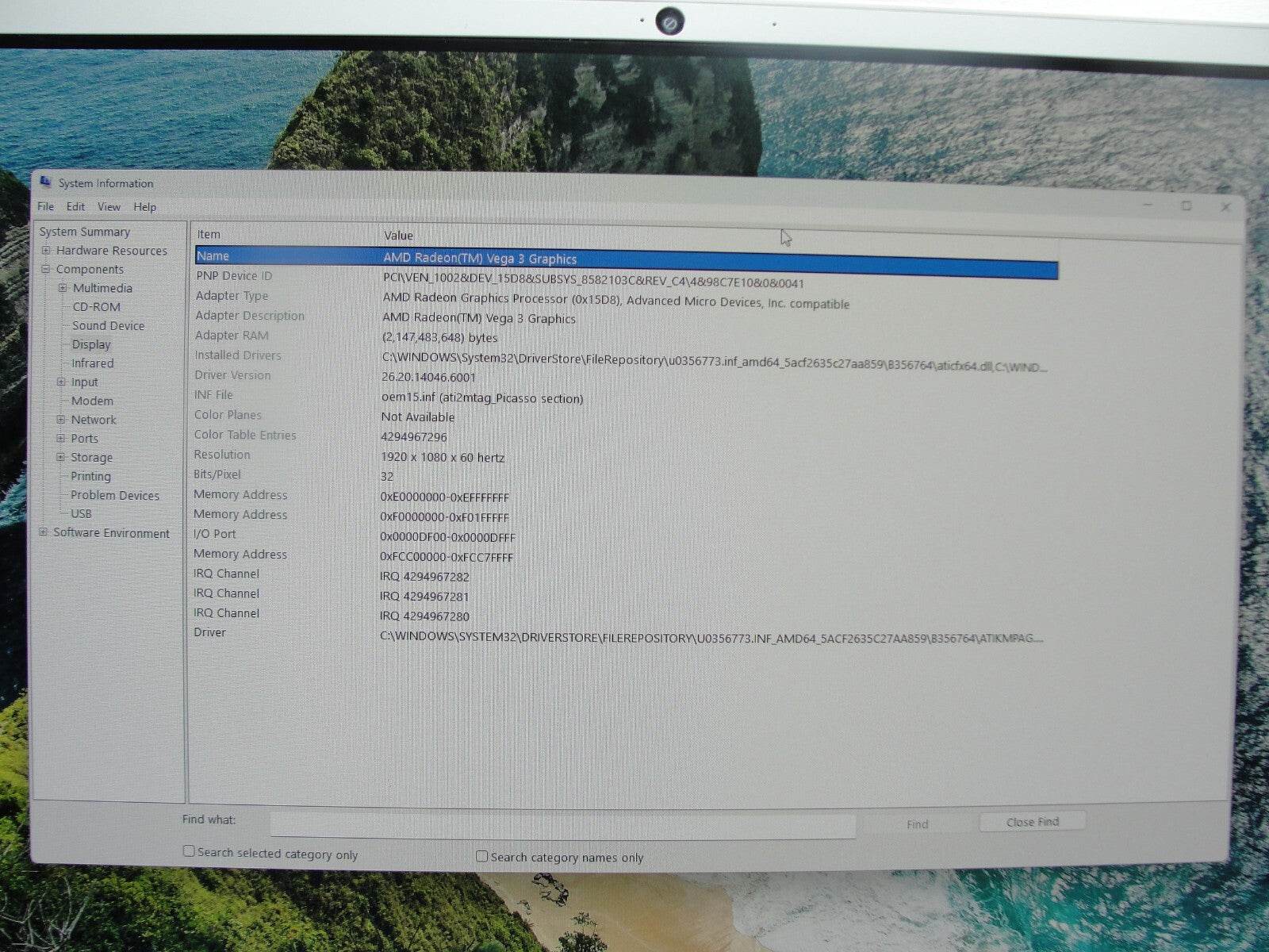 HP AIO 24-F1047C 24” TOUCH FHDAMD Ryzen 3 3200U 2.6GHz 8GB 1TB HDD + Charger - Tested Computer Laptop Parts