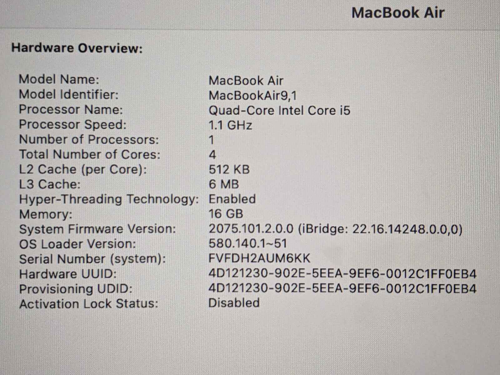 Apple MacBook Air 13