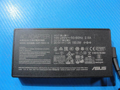 Genuine ASUS 150W AC Adapter 20.0V 7.5A 6.0×3.7mm Black Tip (Center Pin) - Tested Computer Laptop Parts