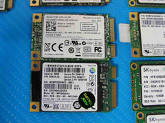 LOT of 38x mSATA Laptop SSD Drive 128/256/512 GB Mix Capacity /Mix Brand - Tested Computer Laptop Parts
