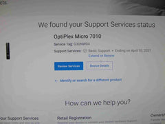 WRTY 2027 Dell Optiplex 7010 Micro MFF i7-13700T 16GB 256GB WIFI BT Win 11 Pro - Tested Computer Laptop Parts