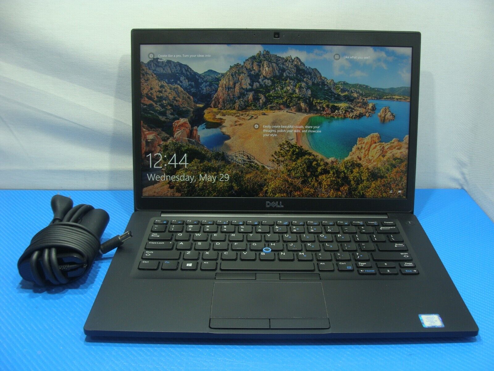 Dell Latitude 7490 Intel i7-8650U 1.90GHz 8GB 256GB SSD PoWeR Battery +Charger
