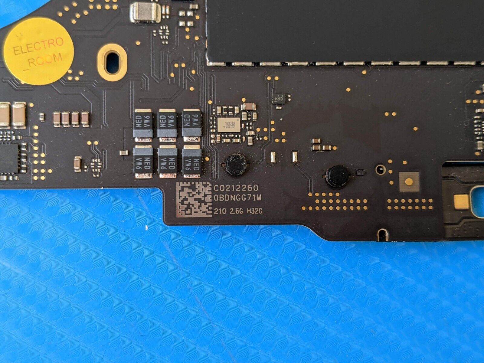 MacBook Pro 16 A2141 i7-9750H 2.6GHz 32/512/4GB 5300M Logic Board 661-14114 ASIS - Tested Computer Laptop Parts