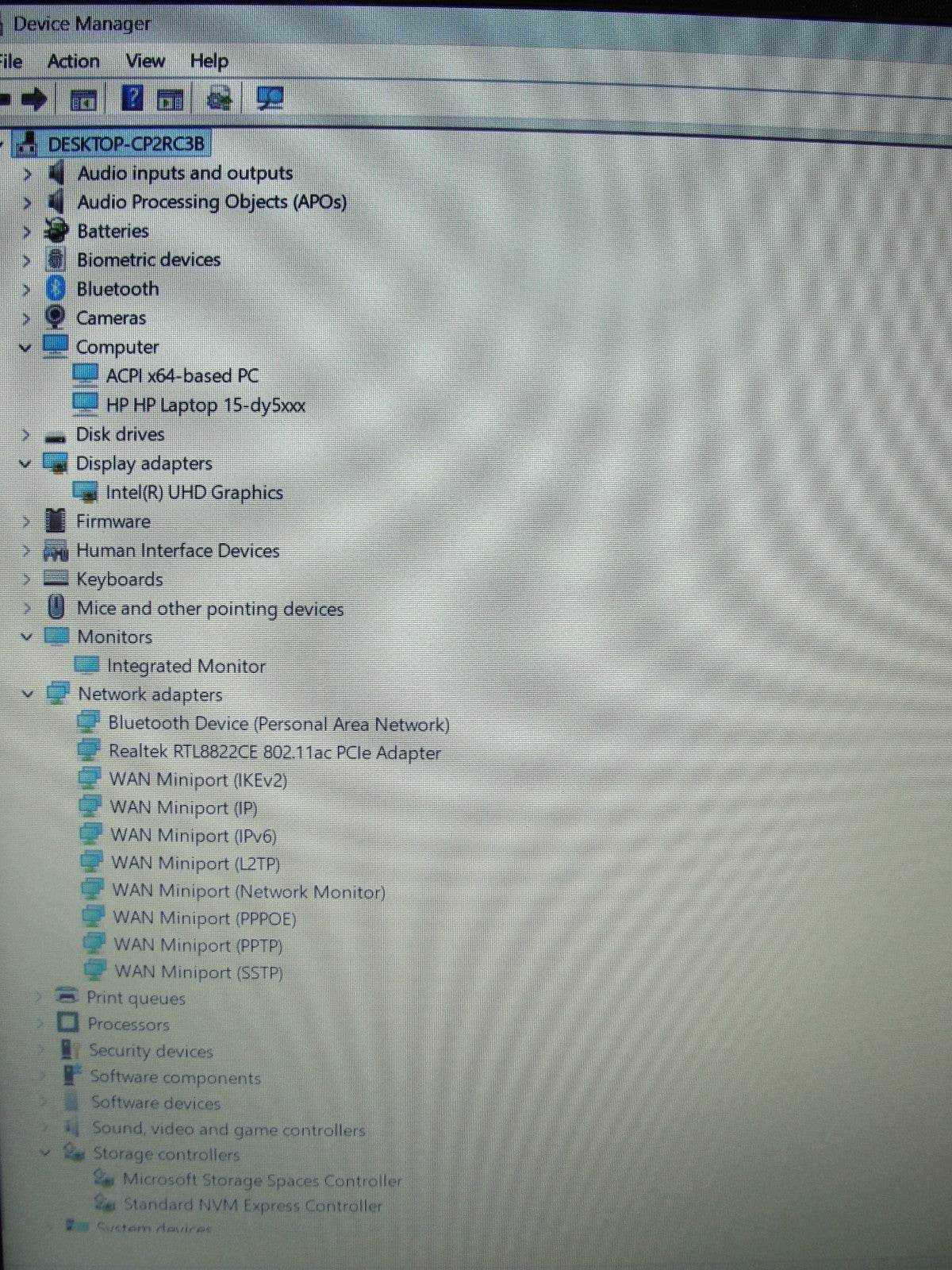 HP 15-DY5023ST 15.6”FHD Intel Core i3-1215U 1.2GHz 8GB SSD Reset 256GB+ Charger - Tested Computer Laptop Parts