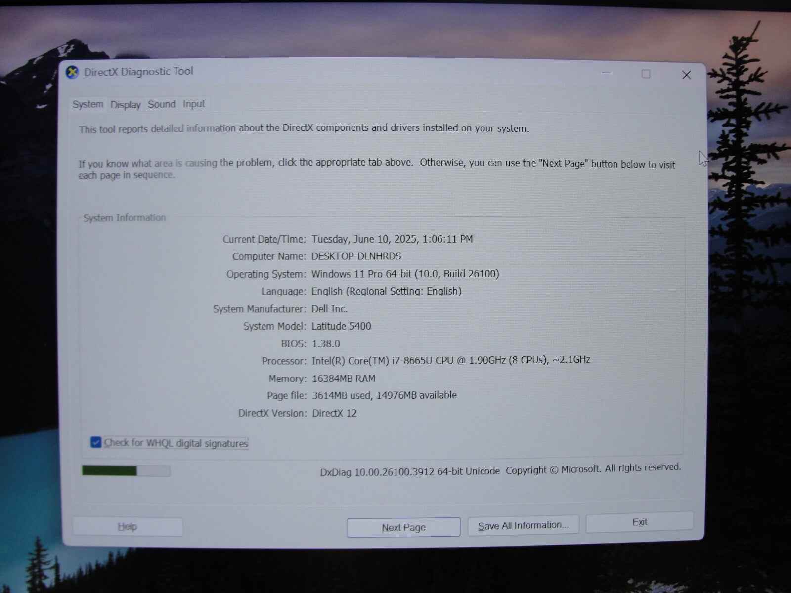 Dell Latitude 5400 14”FHD Intel Core i7-8665U 1.9GHz 16GB 512GB SSD +Charger - Tested Computer Laptop Parts