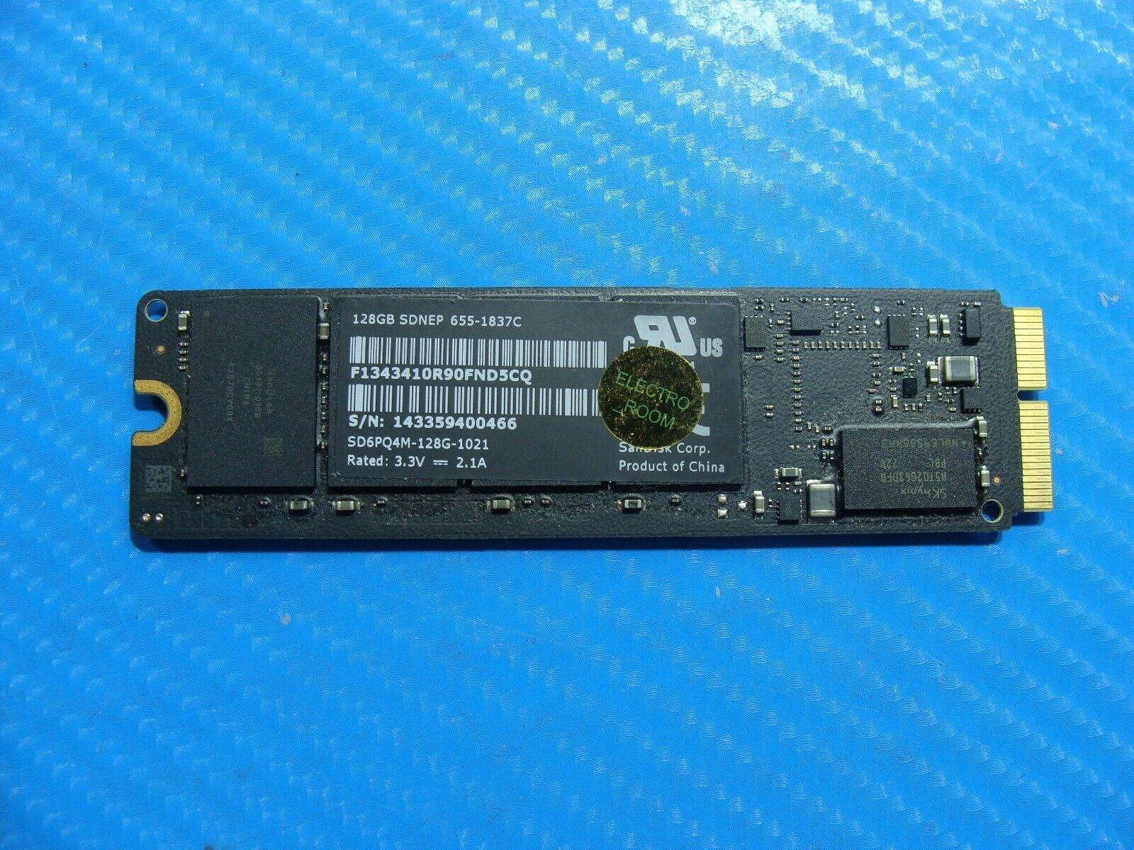 MacBook Air A1466 SanDisk 128GB SSD Solid State Drive SD6PQ4M-128G-1021 661-7456 - Tested Computer Laptop Parts