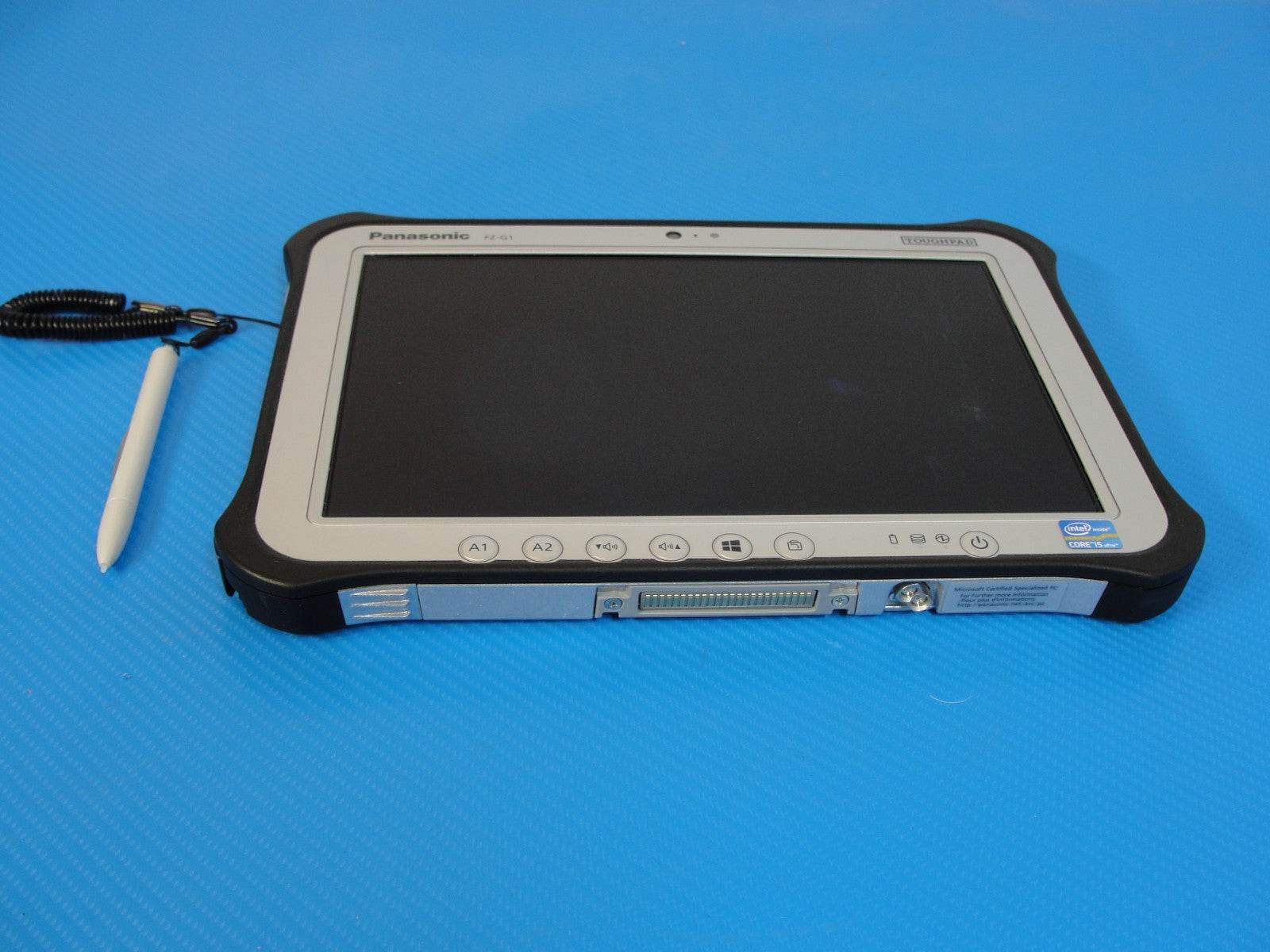 Panasonic Toughpad FZ-G1 Tablet i5-3437U 128GB SSD 4GB RAM - Tested Computer Laptop Parts