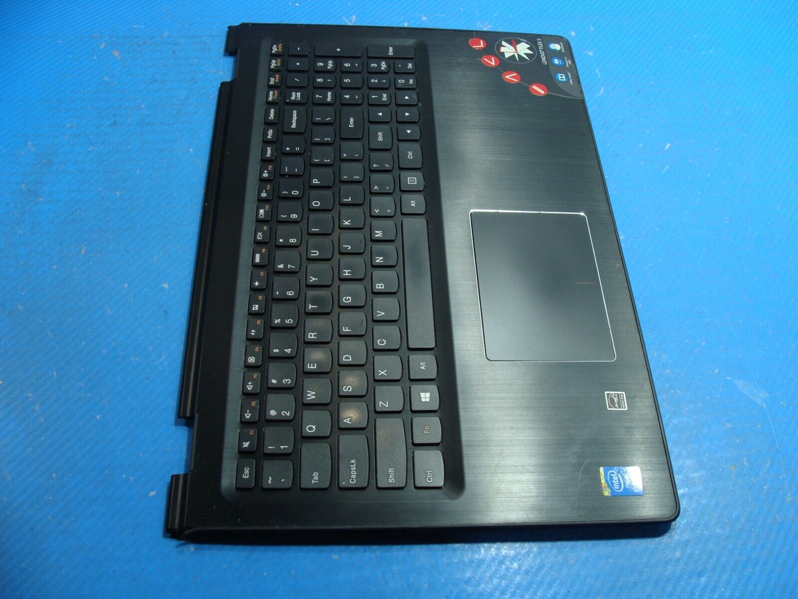 Lenovo Flex 15.6” 3-1570 80JM OEM Laptop Palmrest w/TouchPad Keyboard 5CB0H91211