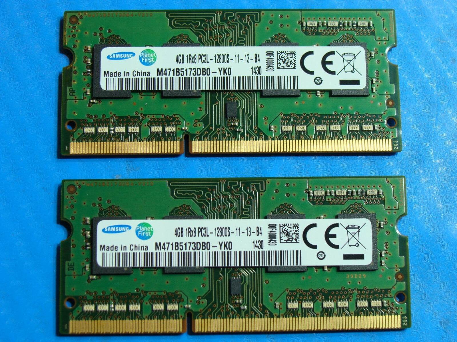 Alienware 17 R1 Samsung 8GB 2x4GB Memory RAM PC3L-12800S-11-13-B4 M471B5173DB0 - Tested Computer Laptop Parts