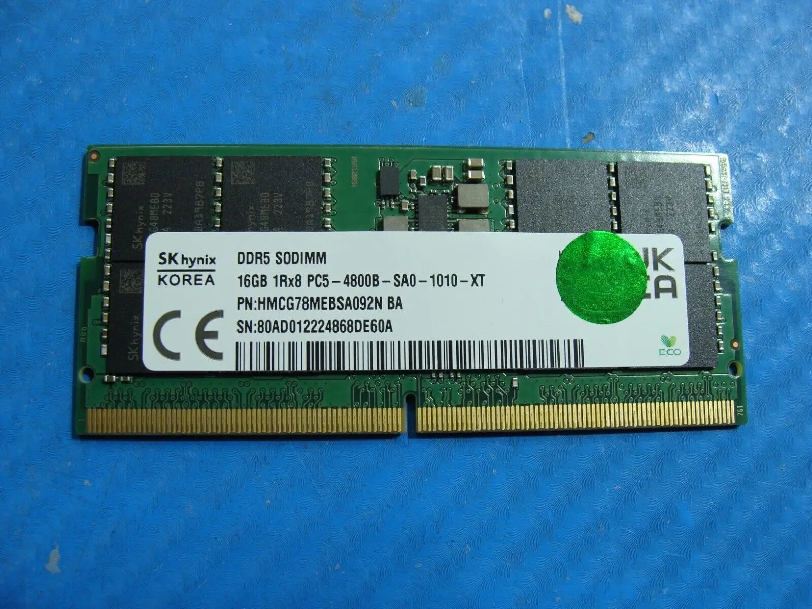 Dell 5570 SK Hynix 16GB 1Rx8 PC5-4800B Memory RAM SO-DIMM HMCG78MEBSA092N