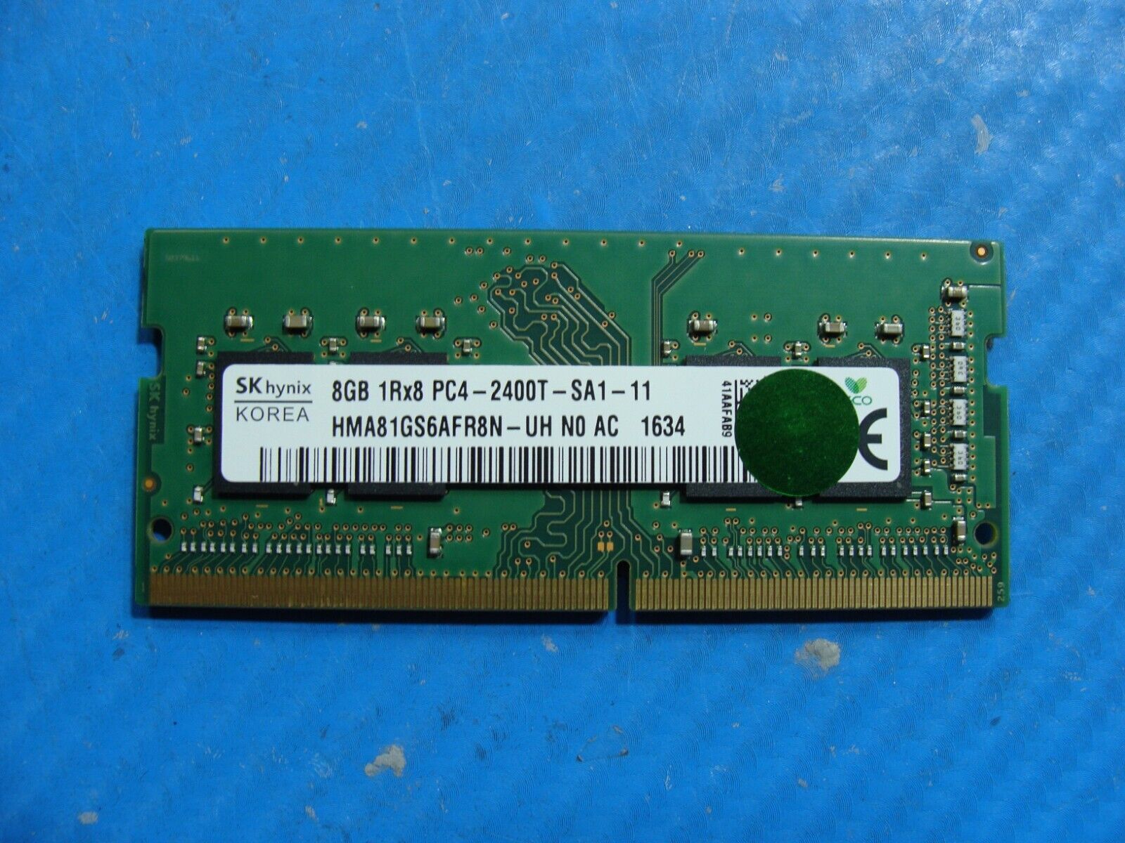 Dell 15 7579 SK Hynix 8GB 1Rx8 PC4-2400T Memory RAM SO-DIMM HMA81GS6AFR8N-UH
