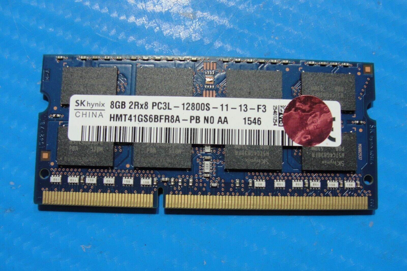 Lenovo E560 SK Hynix 8GB 2Rx8 PC3L-12800S SO-DIMM Memory RAM HMT41GS6BFR8A-PB - Tested Computer Laptop Parts