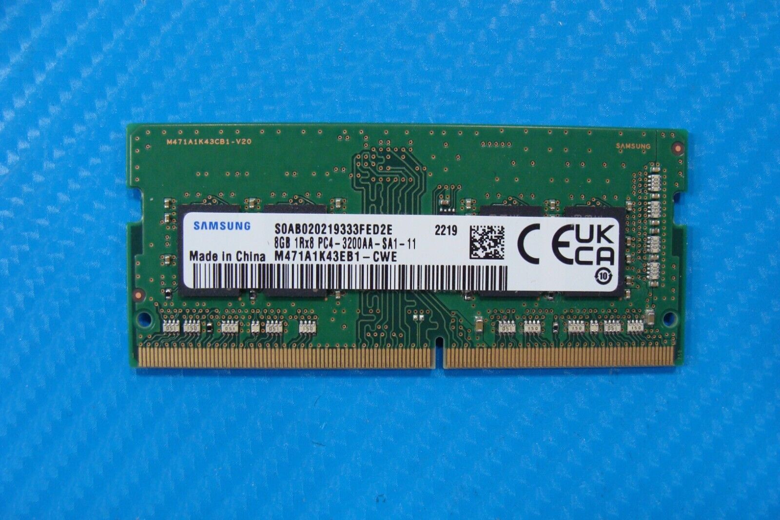 HP 15-dy4013dx Samsung 8GB 1Rx8 PC4-3200AA Memory RAM SO-DIMM M471A1K43EB1-CWE
