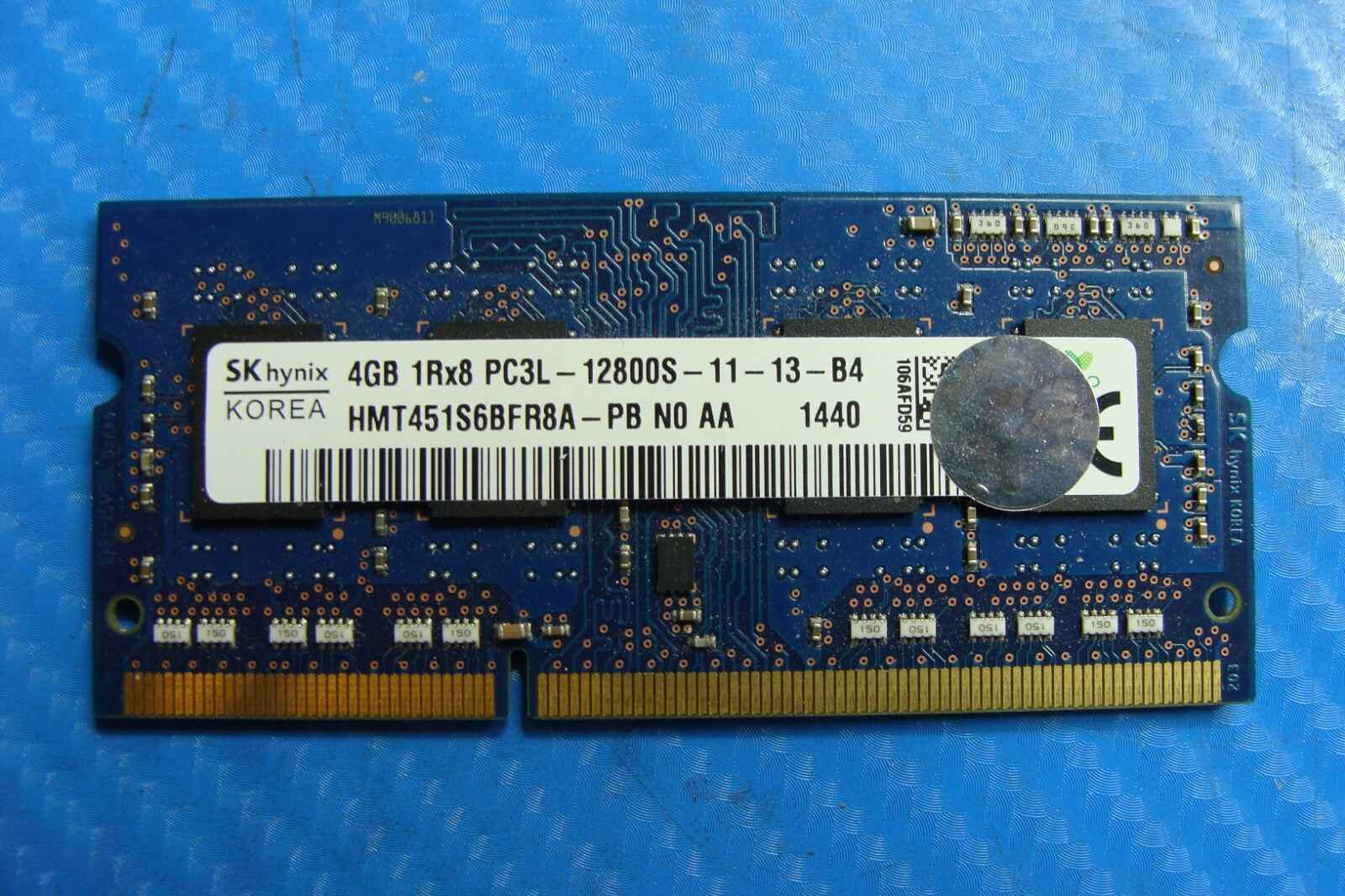Dell E7440 SK Hynix 4GB 1Rx8 Memory RAM PC3L-12800S HMT451S6BFR8A-PB - Tested Computer Laptop Parts