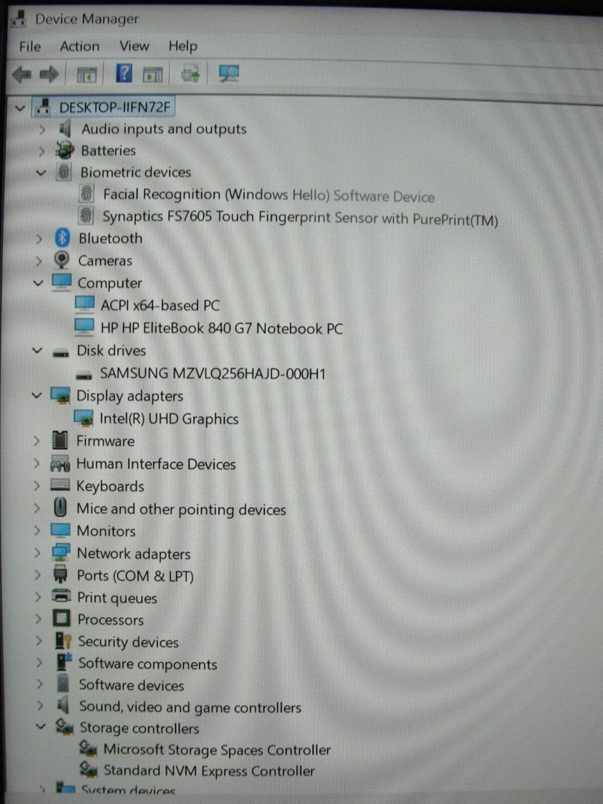 HP EliteBook 840 G7 14”FHD Intel Core i7-10610U 1.8GHz 16GB 256GB SSD+ Charger - Tested Computer Laptop Parts