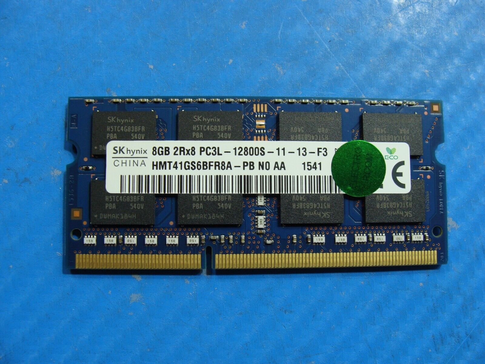 Lenovo W540 SK Hynix 8GB 2Rx8 PC3L-12800S Memory RAM SO-DIMM HMT41GS6BFR8A-PB