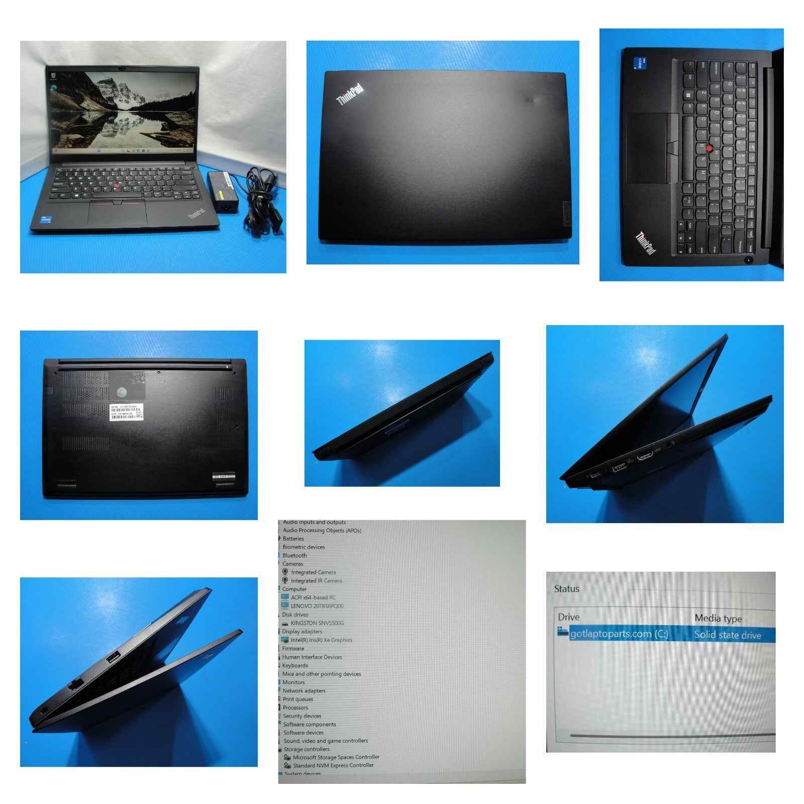 Lenovo ThinkPad E14 Gen 2 14”FHD Intel Core i5-1135G7 2.4GHz 16GB 512GB SSD - Tested Computer Laptop Parts