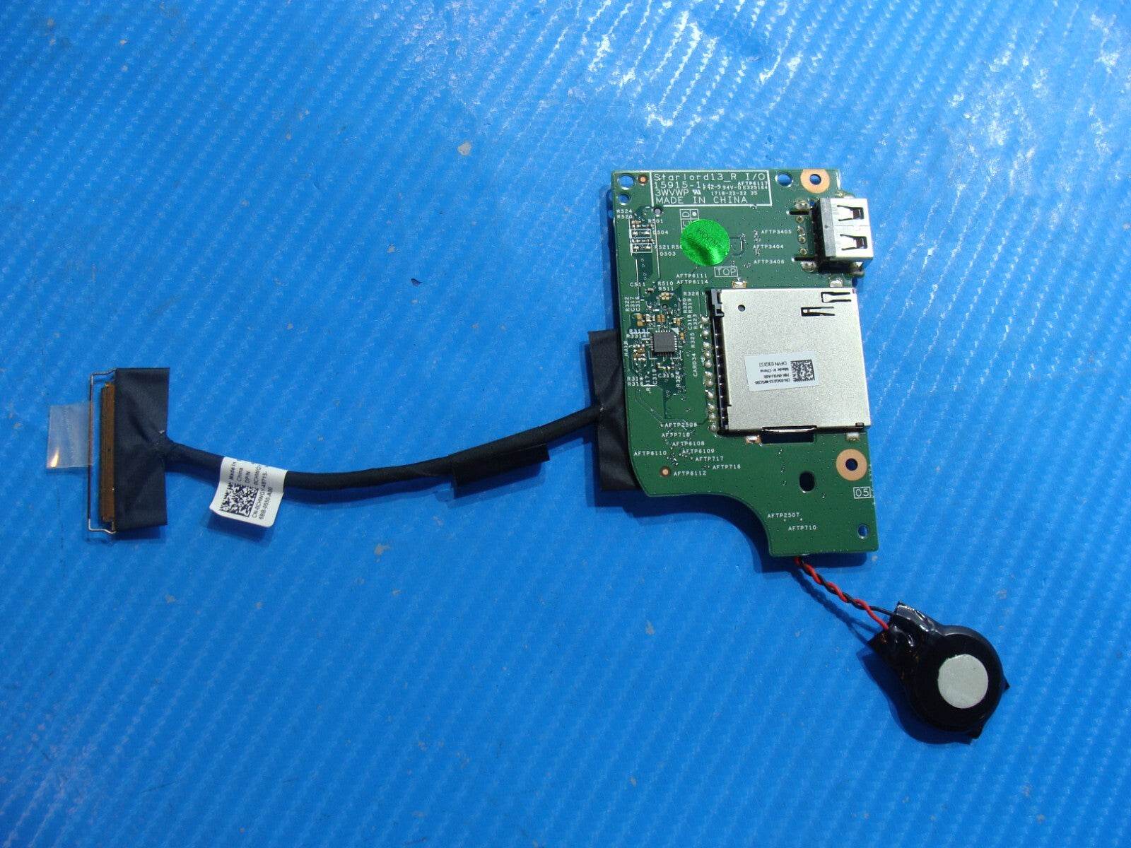 Dell Inspiron 13.3” 13 5378 USB Card Reader Board w/CMOS Battery & Cables 3GX53 - Tested Computer Laptop Parts