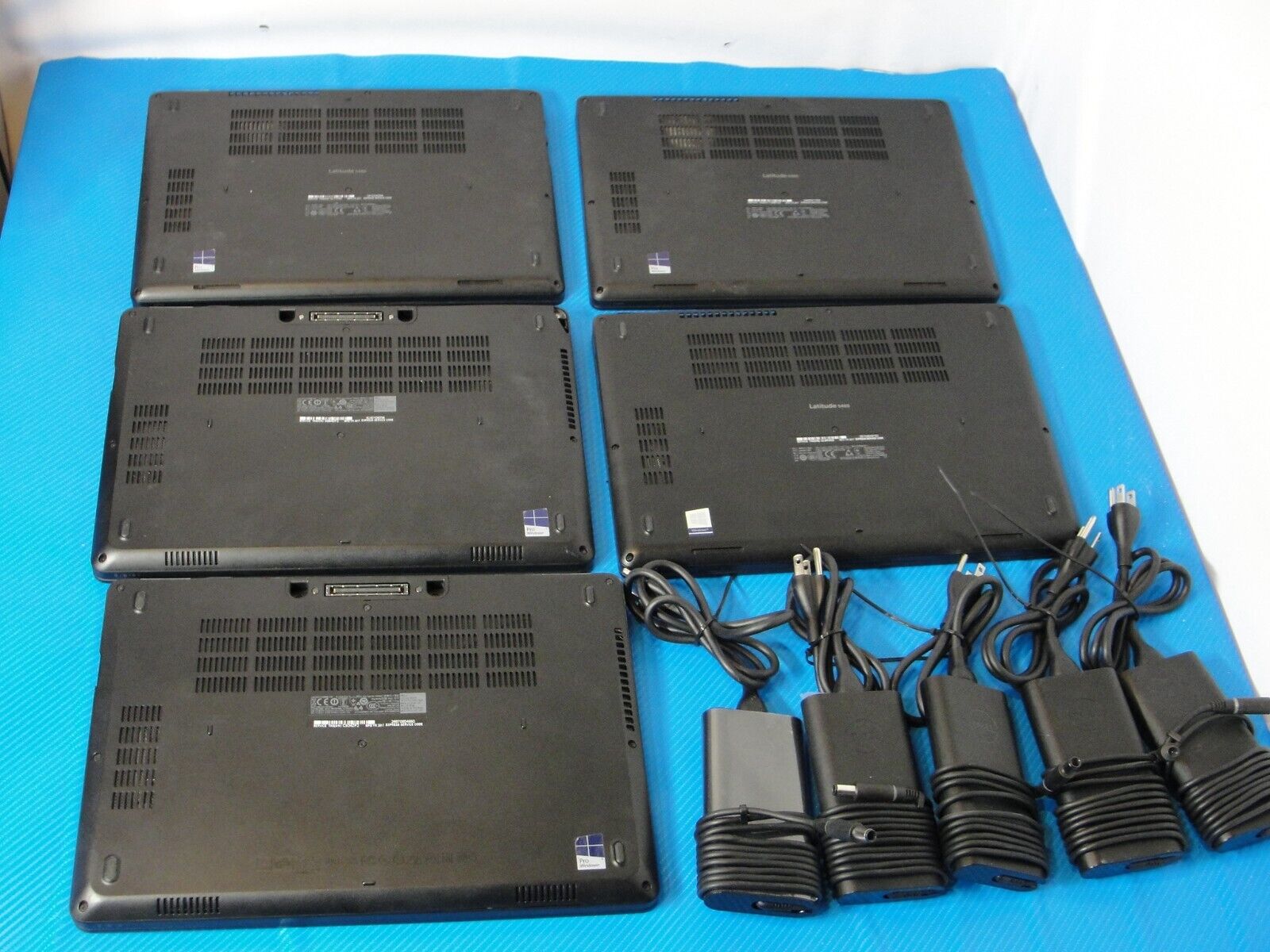 Lot of 5 Dell Latitude 5480 i5 /E5470 i5 /with PWR Adp /NO SSD /#7
