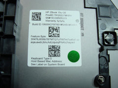 HP Zbook 15u G6 15.6" OEM Bottom Case Base Cover 6070B1487902 L64672-001 Grade A